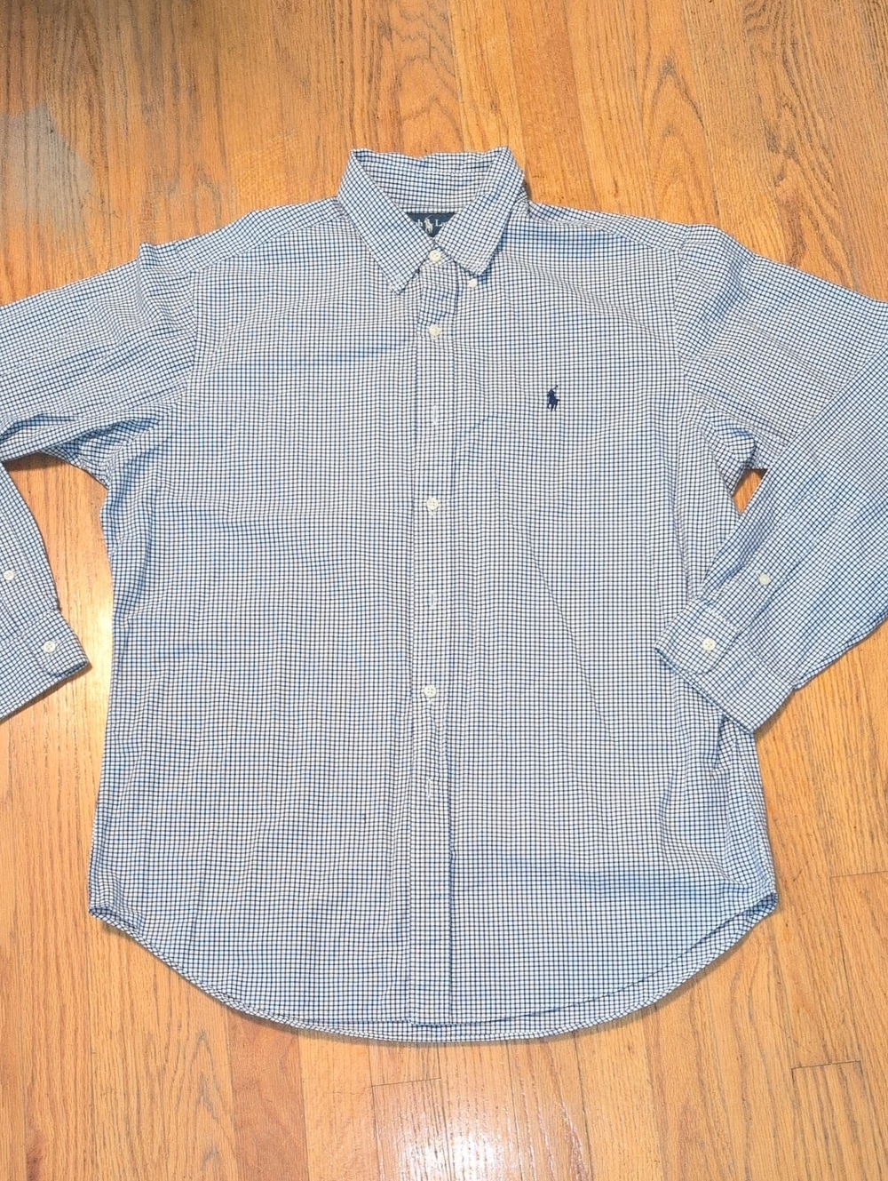 Polo by Ralph Lauren Light Blue Gingham Button-Down Shirt